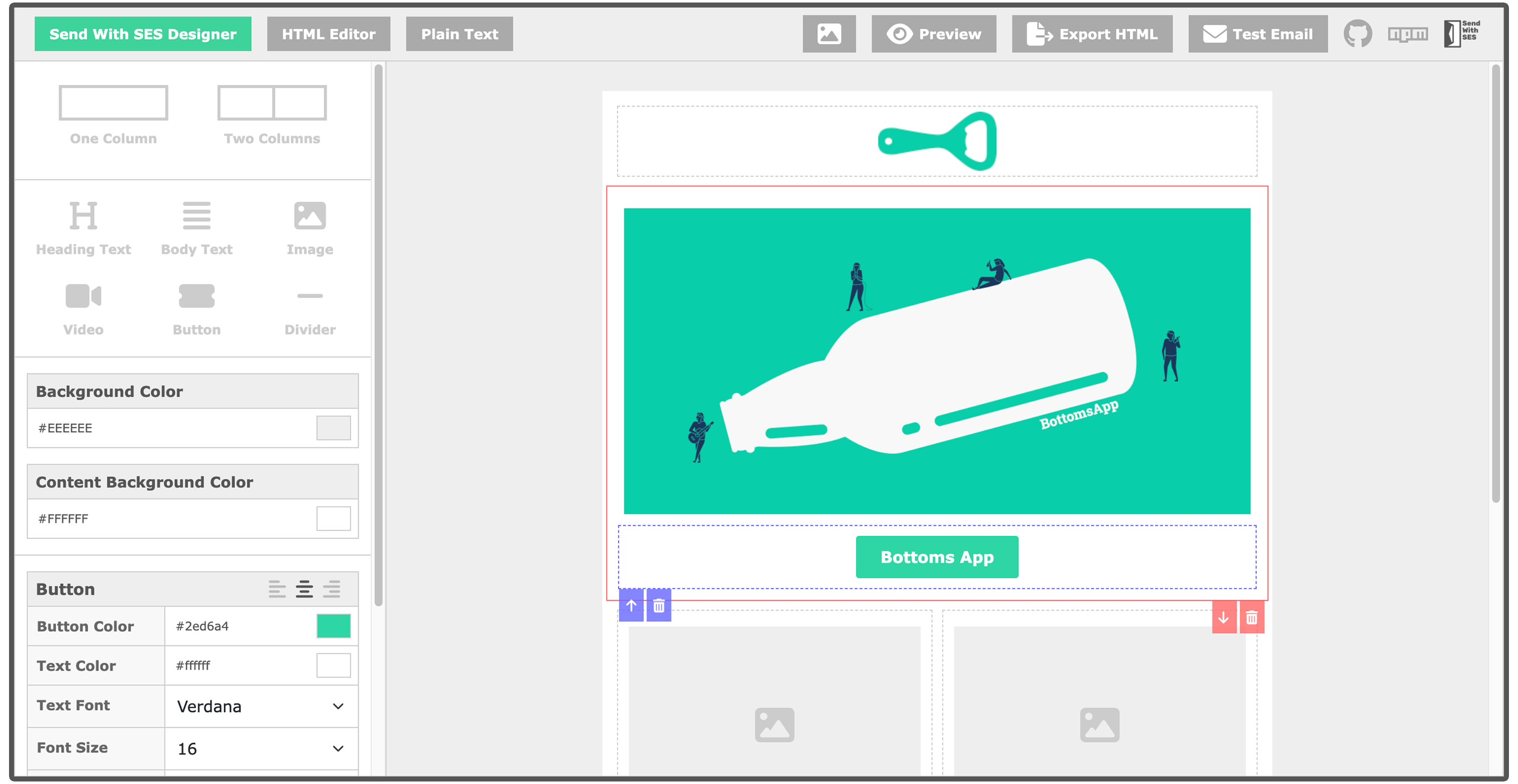 open source email editor and template designer