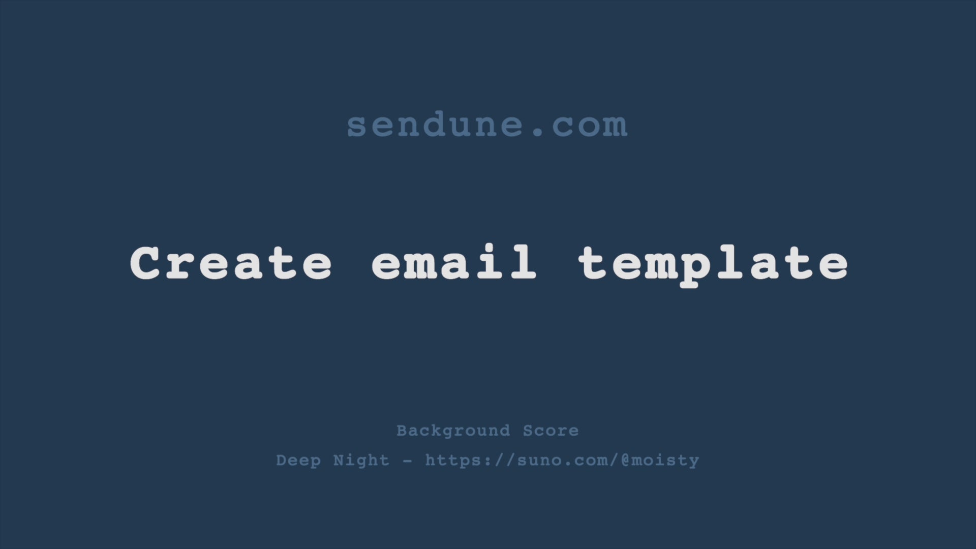 Load video: Marketing Emails with AWS SES and SENDUNE