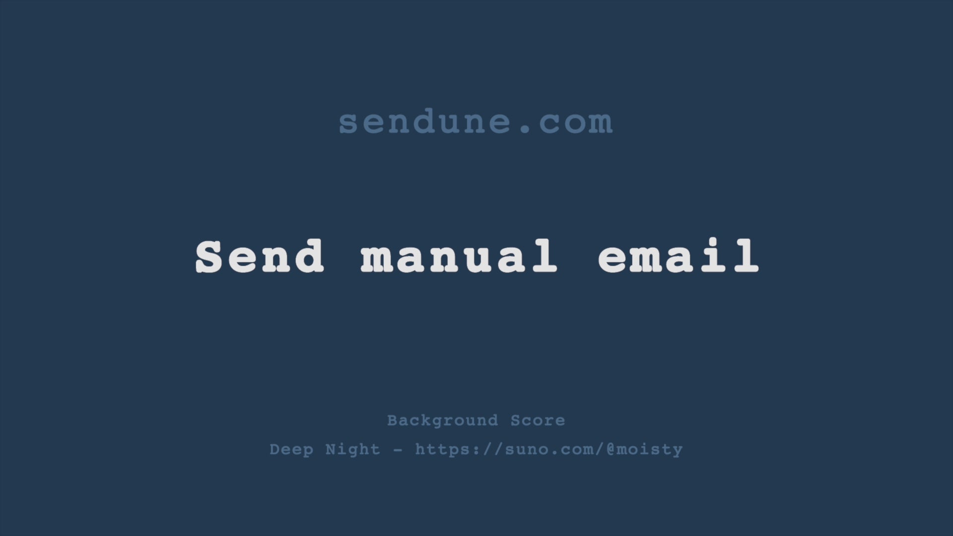 Load video: Marketing Emails with AWS SES and SENDUNE